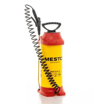 MESTO PROFI PLUS 10 Drucksprühgerät 3270P – robuster 10 L Sprüher mit Spiralschlauch, FPM-Dichtungen & Messinglanze